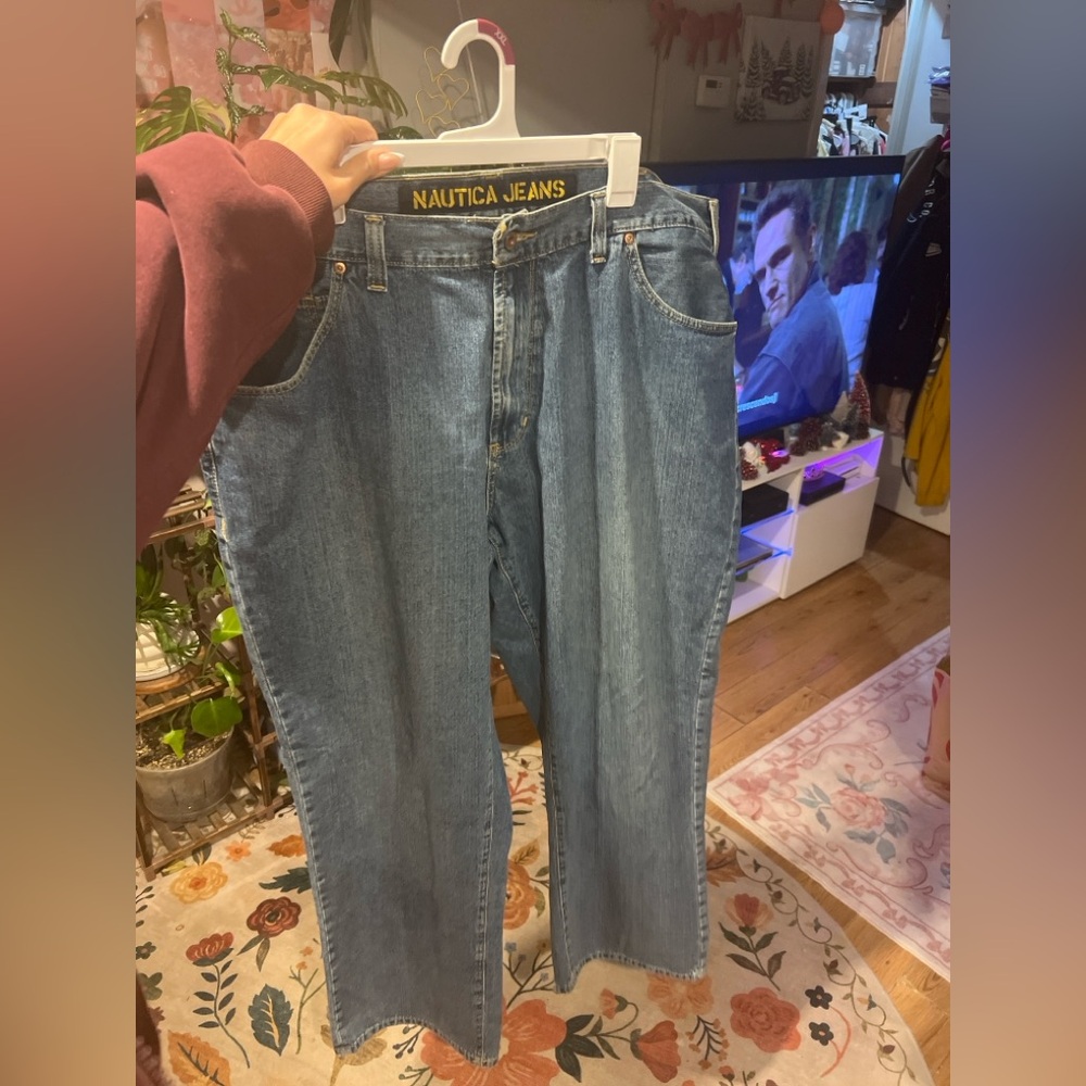 Nautica Jeans Co Y2K Relaxed Fit Baggy Men’s Denim 44x32